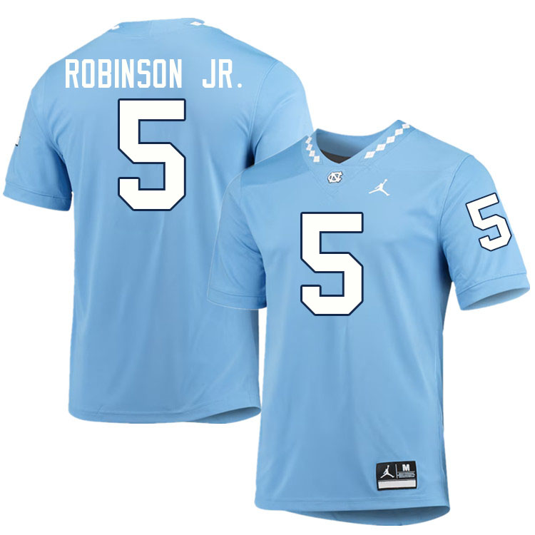 #5 Jason Robinson Jr. North Carolina Tar Heels College Football Jersey Stitched-Carolina Blue #5 Jason Robinson Jr. North Carolina Tar Heels College Football Jersey Stitched-Carolina Blue